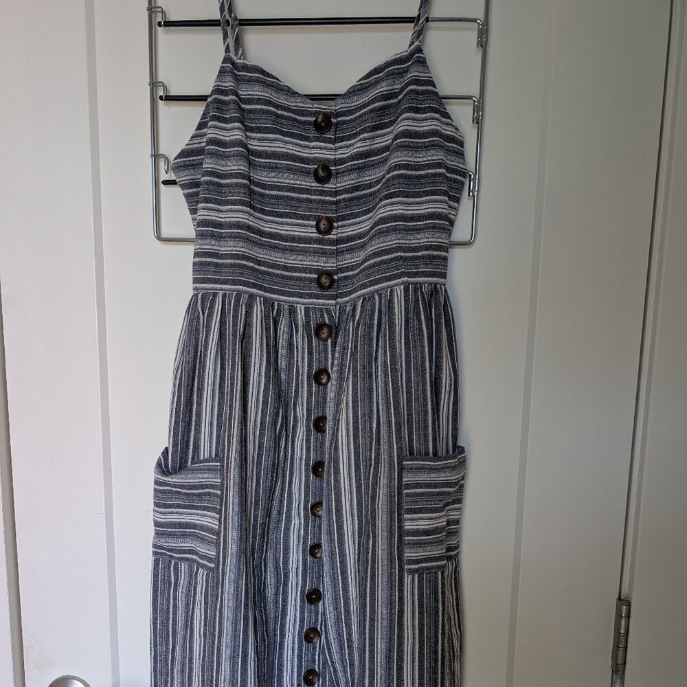 Striped Midi Dress